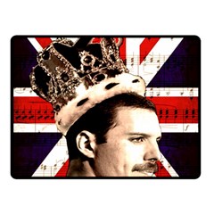 Freddie Mercury Double Sided Fleece Blanket (small)  by Valentinaart