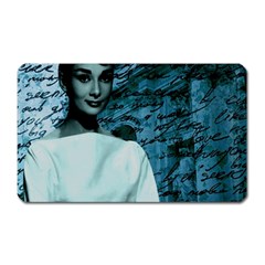 Audrey Hepburn Magnet (rectangular) by Valentinaart