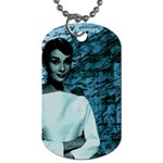 Audrey Hepburn Dog Tag (Two Sides) Front