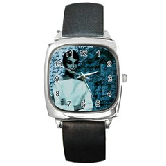 Audrey Hepburn Square Metal Watch by Valentinaart