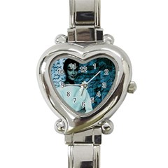 Audrey Hepburn Heart Italian Charm Watch by Valentinaart