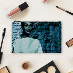 Audrey Hepburn Cosmetic Bag (medium)  by Valentinaart