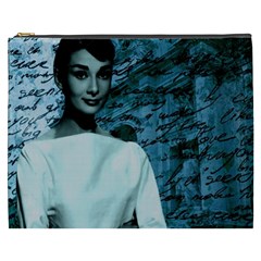 Audrey Hepburn Cosmetic Bag (xxxl)  by Valentinaart