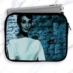 Audrey Hepburn Apple Ipad 2/3/4 Zipper Cases by Valentinaart