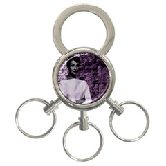 Audrey Hepburn 3-ring Key Chains by Valentinaart