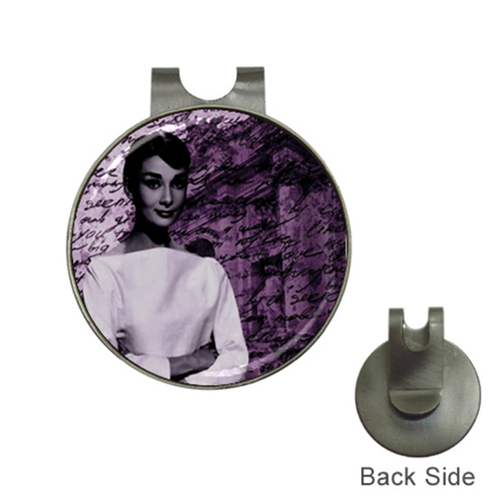 Audrey Hepburn Hat Clips with Golf Markers