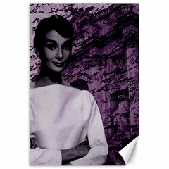 Audrey Hepburn Canvas 24  X 36 