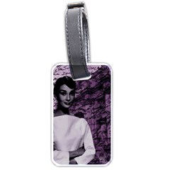 Audrey Hepburn Luggage Tags (one Side)  by Valentinaart