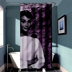 Audrey Hepburn Shower Curtain 36  X 72  (stall)  by Valentinaart