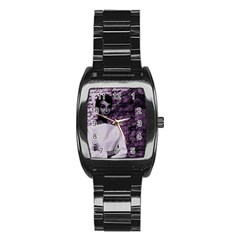 Audrey Hepburn Stainless Steel Barrel Watch by Valentinaart