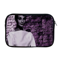 Audrey Hepburn Apple Macbook Pro 17  Zipper Case by Valentinaart