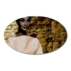 Audrey Hepburn Oval Magnet