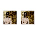 Audrey Hepburn Cufflinks (Square) Front(Pair)