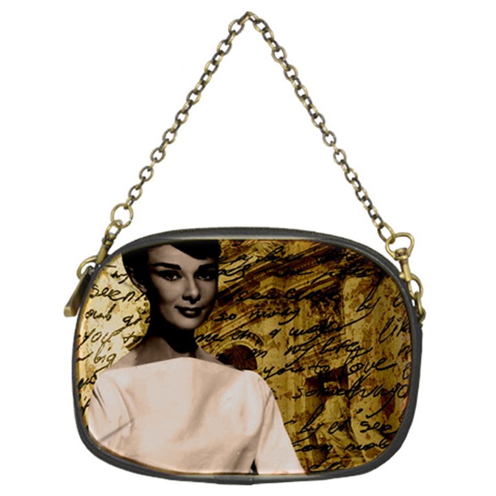 Audrey Hepburn Chain Purses (Two Sides) 