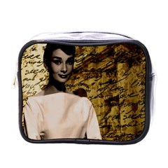 Audrey Hepburn Mini Toiletries Bags by Valentinaart