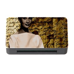 Audrey Hepburn Memory Card Reader With Cf by Valentinaart