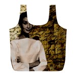 Audrey Hepburn Full Print Recycle Bags (L)  Front