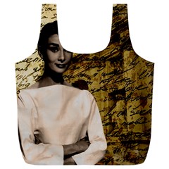 Audrey Hepburn Full Print Recycle Bags (l) 