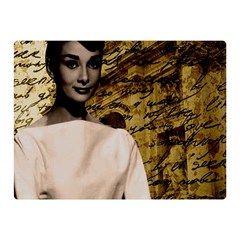 Audrey Hepburn Double Sided Flano Blanket (mini) 