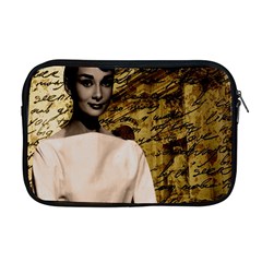 Audrey Hepburn Apple Macbook Pro 17  Zipper Case by Valentinaart