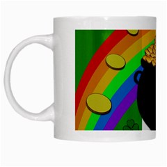 Pot Of Gold White Mugs by Valentinaart