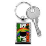 Pot of gold Key Chains (Rectangle)  Front