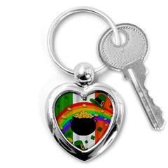 Pot Of Gold Key Chains (heart)  by Valentinaart