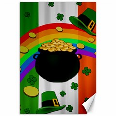 Pot Of Gold Canvas 12  X 18   by Valentinaart