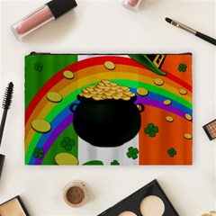 Pot Of Gold Cosmetic Bag (large)  by Valentinaart