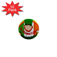 St  Patricks Day  1  Mini Magnet (10 Pack) 