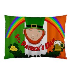 St  Patricks Day  Pillow Case by Valentinaart