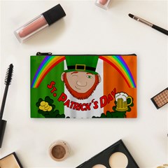 St  Patricks Day  Cosmetic Bag (small)  by Valentinaart