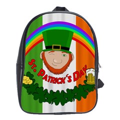 St  Patricks Day  School Bags(large)  by Valentinaart