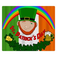 St  Patricks Day  Double Sided Flano Blanket (small)  by Valentinaart