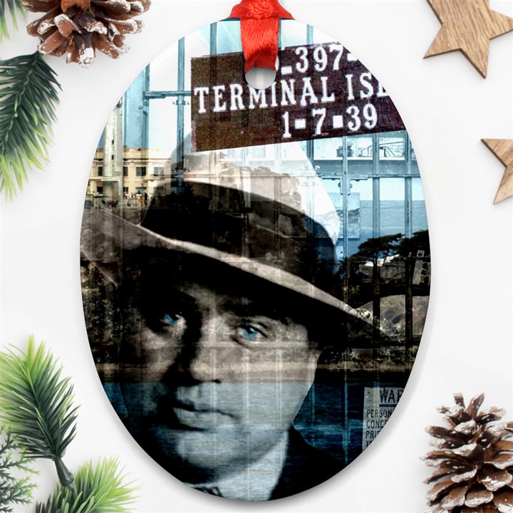 Al Capone  Ornament (Oval)