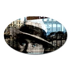 Al Capone  Oval Magnet by Valentinaart