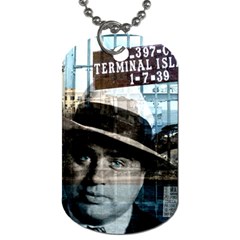 Al Capone  Dog Tag (one Side) by Valentinaart