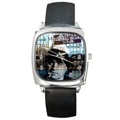 Al Capone  Square Metal Watch by Valentinaart