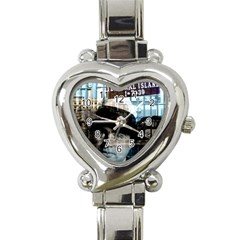 Al Capone  Heart Italian Charm Watch by Valentinaart