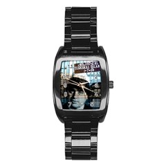 Al Capone  Stainless Steel Barrel Watch by Valentinaart