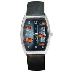 Natural Habitat Barrel Style Metal Watch by Valentinaart