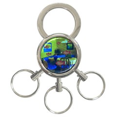 Natural habitat 3-Ring Key Chains