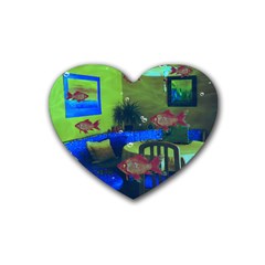 Natural Habitat Heart Coaster (4 Pack) 