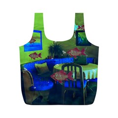 Natural Habitat Full Print Recycle Bags (m)  by Valentinaart