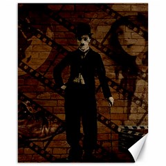 Charlie Chaplin  Canvas 16  X 20   by Valentinaart