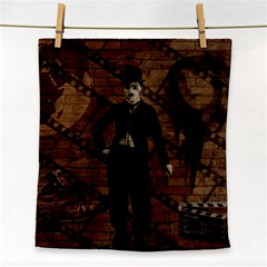 Charlie Chaplin  Face Towel by Valentinaart