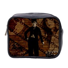 Charlie Chaplin  Mini Toiletries Bag 2-side by Valentinaart