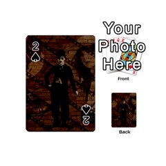 Charlie Chaplin  Playing Cards 54 (mini)  by Valentinaart