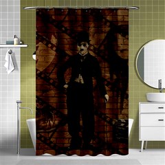 Charlie Chaplin  Shower Curtain 48  X 72  (small) 