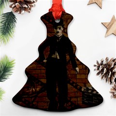 Charlie Chaplin  Christmas Tree Ornament (two Sides)